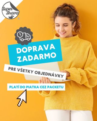 Výhodnejšie nákupy!🚛 Všetky objednávky vám až do piatka doručíme službou Packeta úplne zadarmo✅ #superstrava...