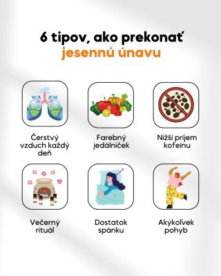 Cítite sa posledné dni viac unavení, ospalí a bez motivácie? 🍂 Nie ste v tom sami — jesenná únava je prirodzená reakcia...