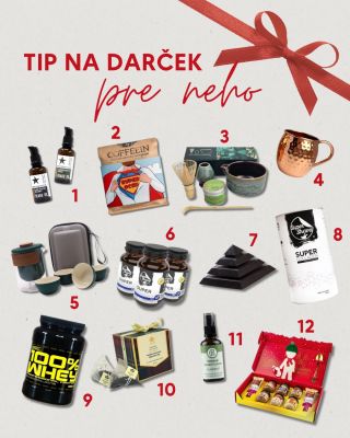 Hľadáte darček pod stromček pre nejakého SUPER chlapa?🎁 Náš e-shop superstrava.sk vás podrží, tu je zopár tipov: 1. AWM...